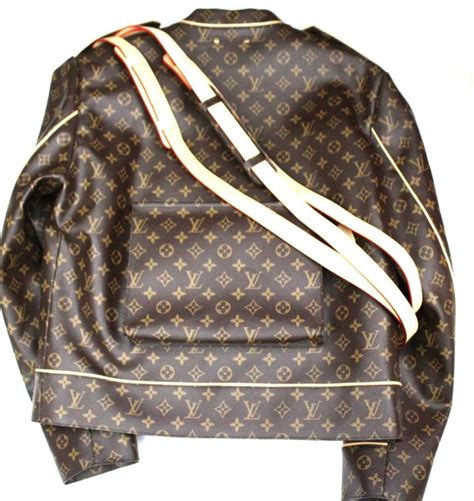 lv monogram leather jacket|louis vuitton monogram stockings.